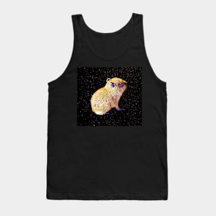 baby capybara in space Tank Top